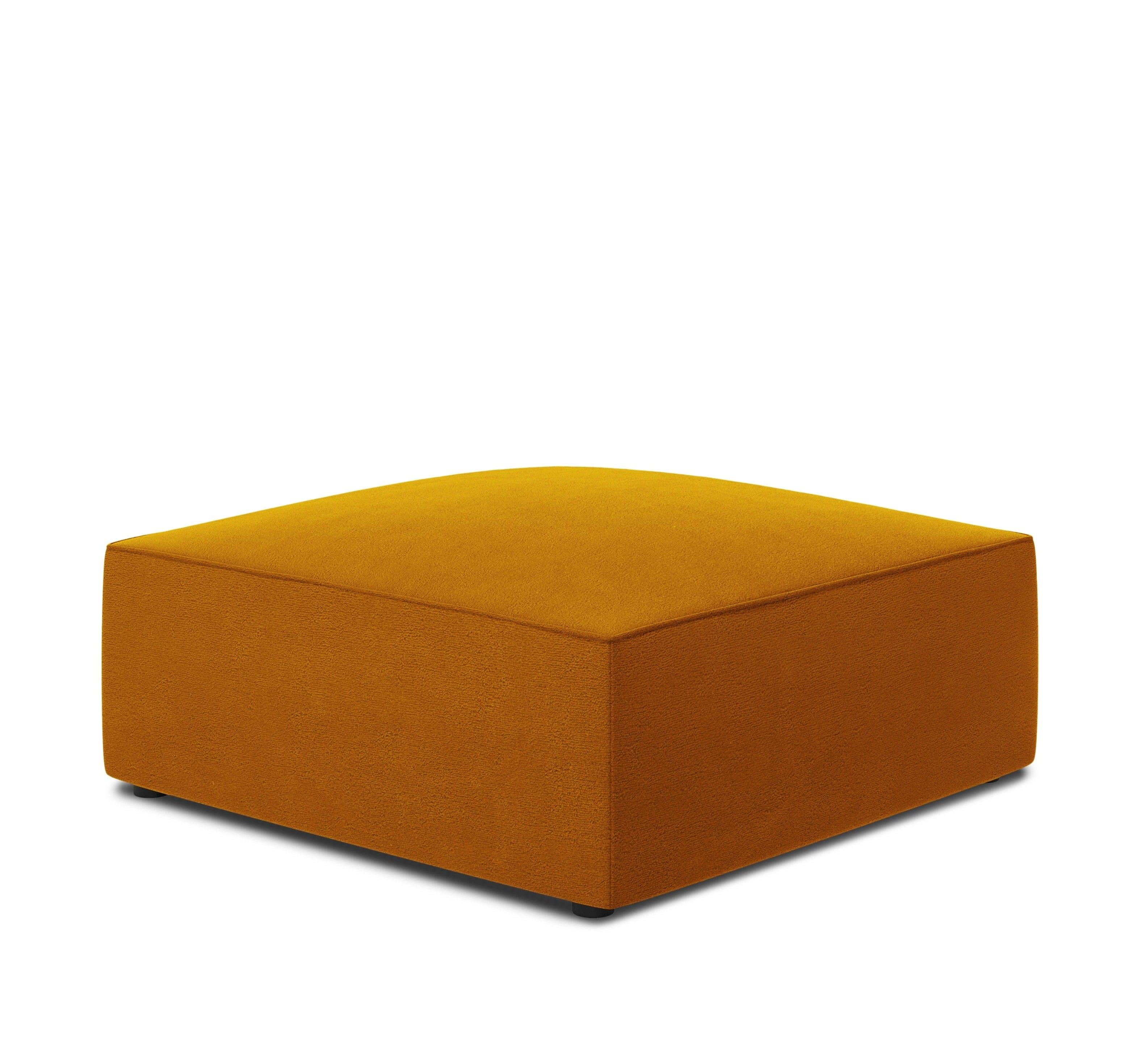 Puf aksamitny RUBY żółty Micadoni    Eye on Design