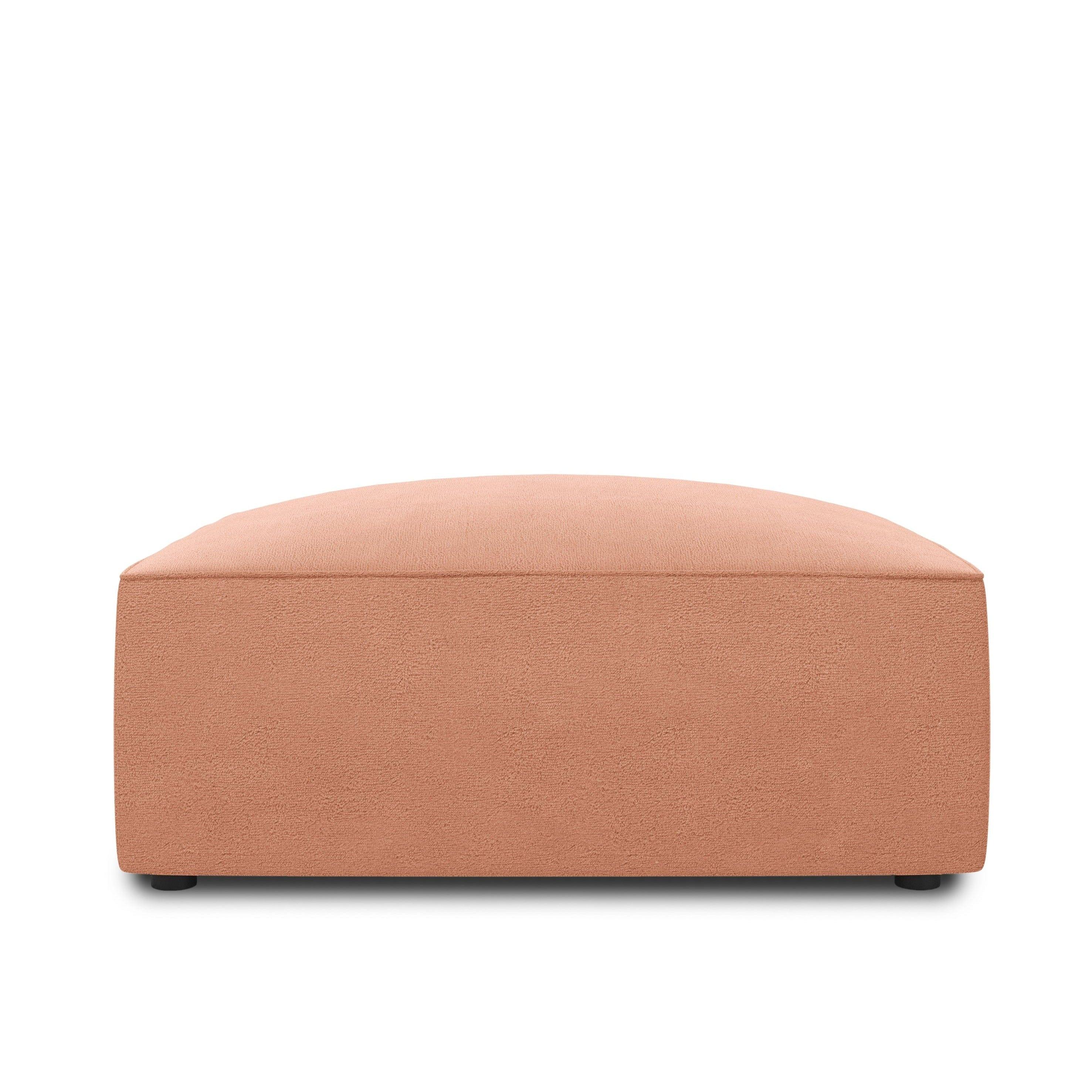 Puf aksamitny RUBY łososiowy Micadoni    Eye on Design