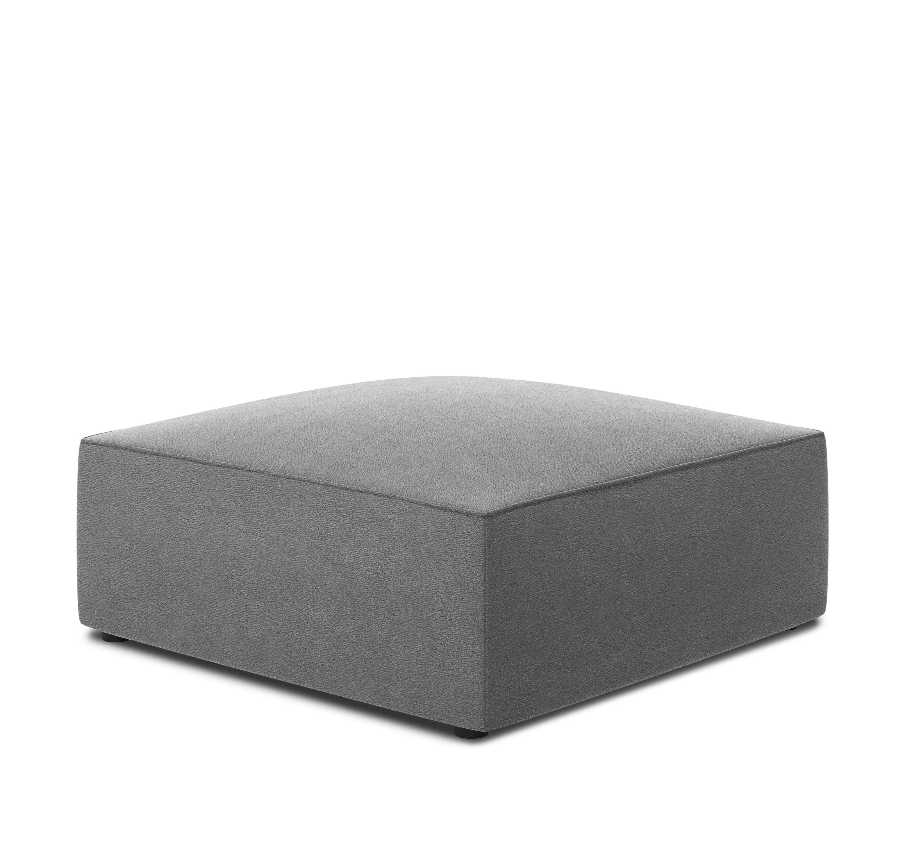 Puf aksamitny RUBY szary Micadoni    Eye on Design