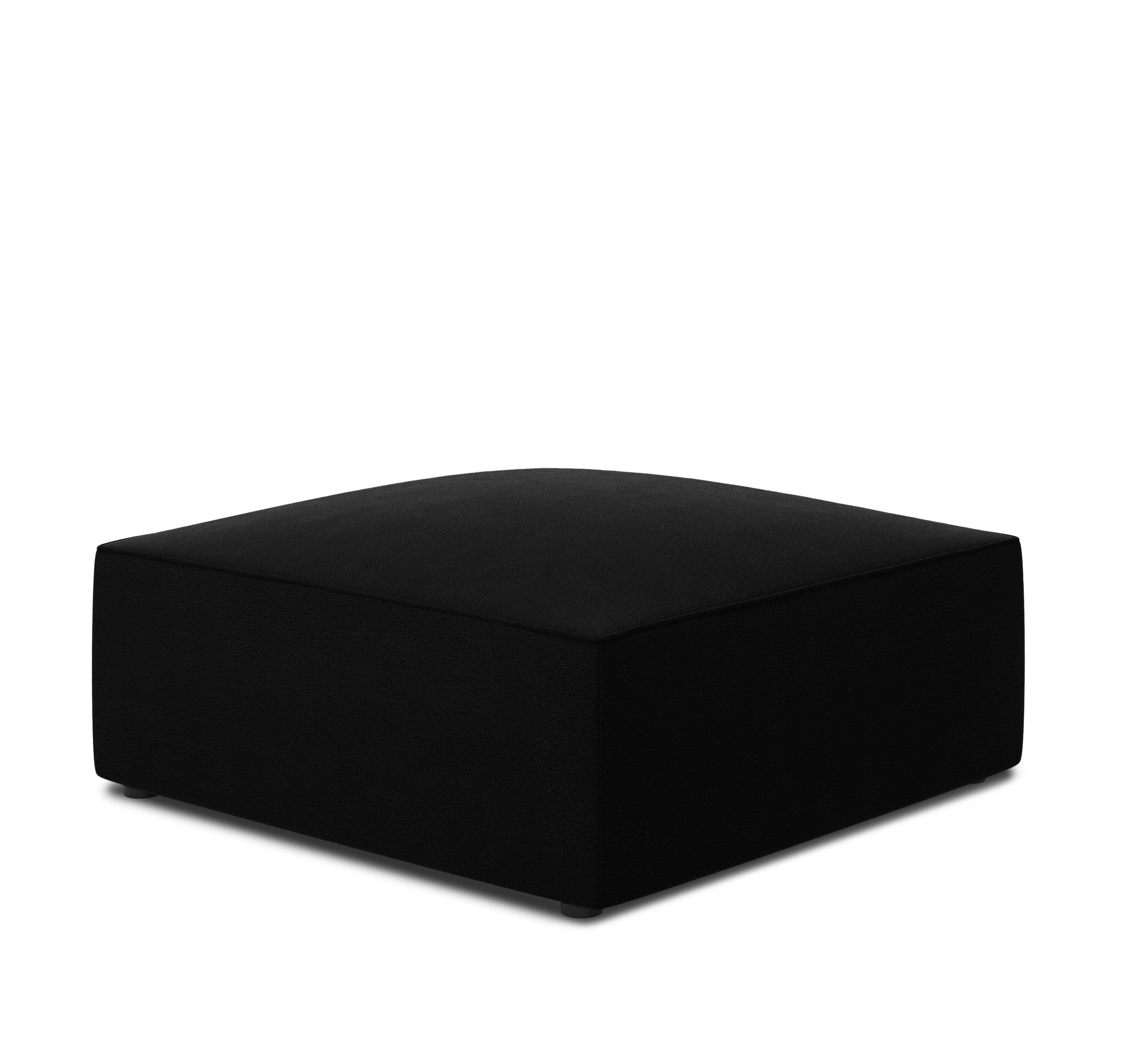 Puf aksamitny RUBY czarny Micadoni    Eye on Design