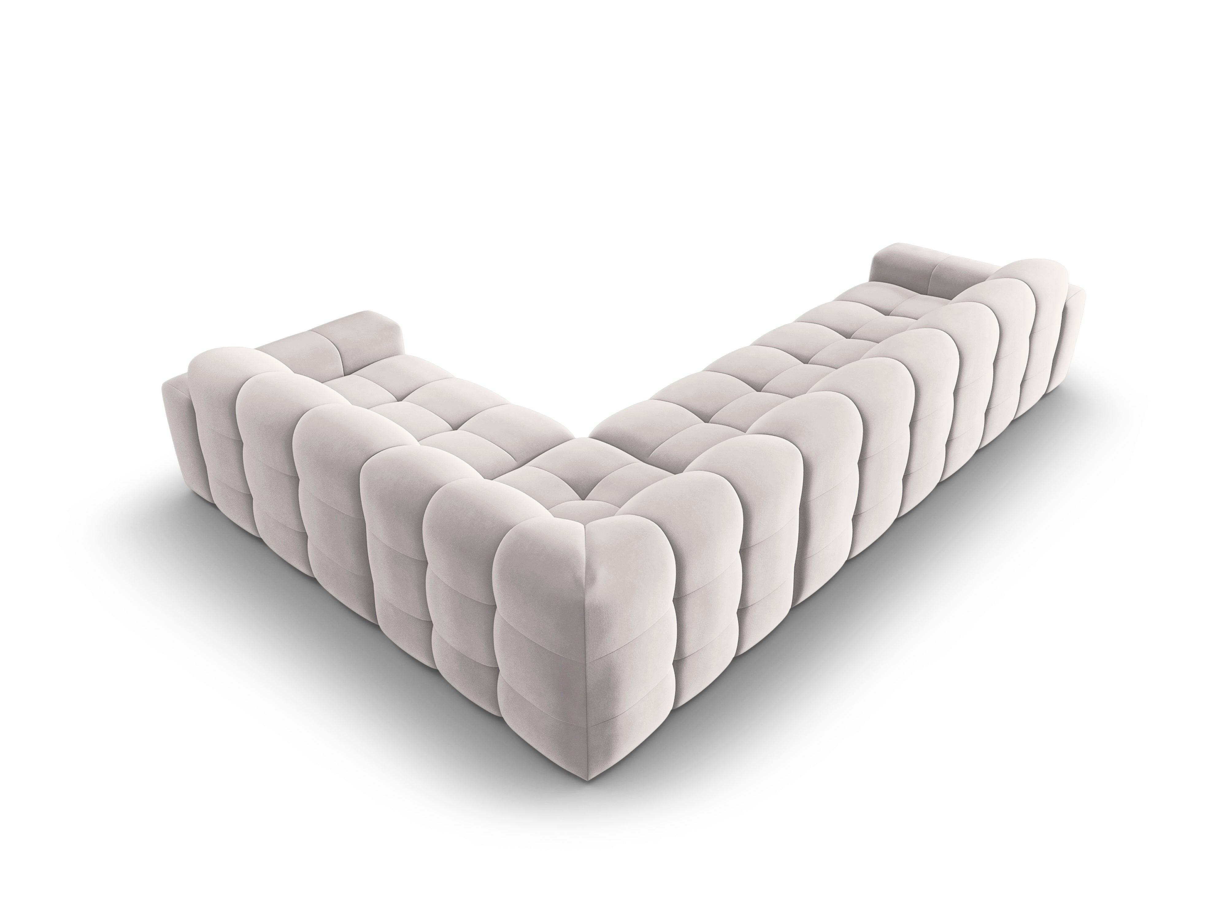 Narożnik prawostronny 6-osobowy KENDAL jasnoszary Micadoni    Eye on Design