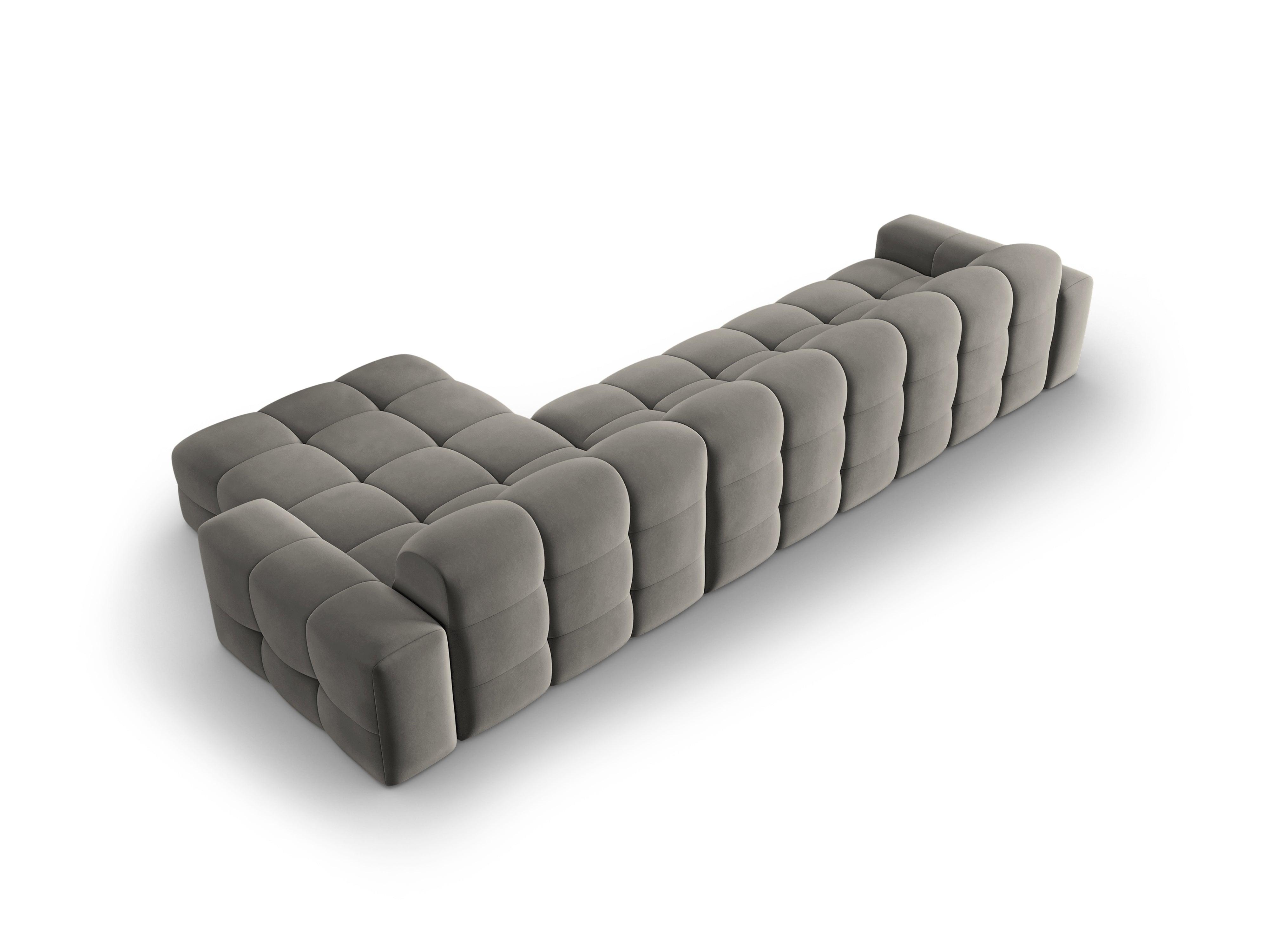 Narożnik prawostronny 5-osobowy KENDAL szary Micadoni    Eye on Design