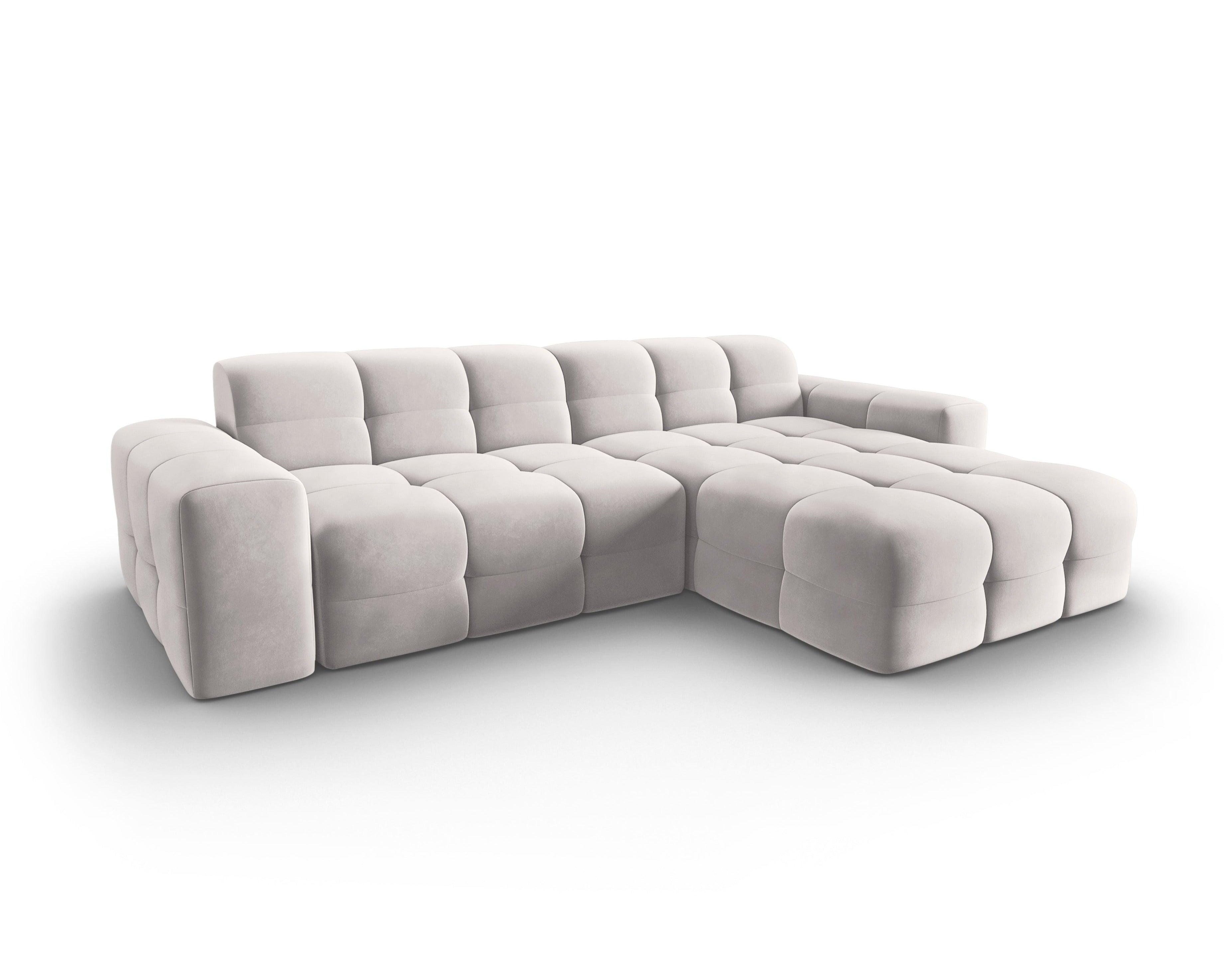 Narożnik prawostronny 4-osobowy KENDAL jasnoszary Micadoni    Eye on Design