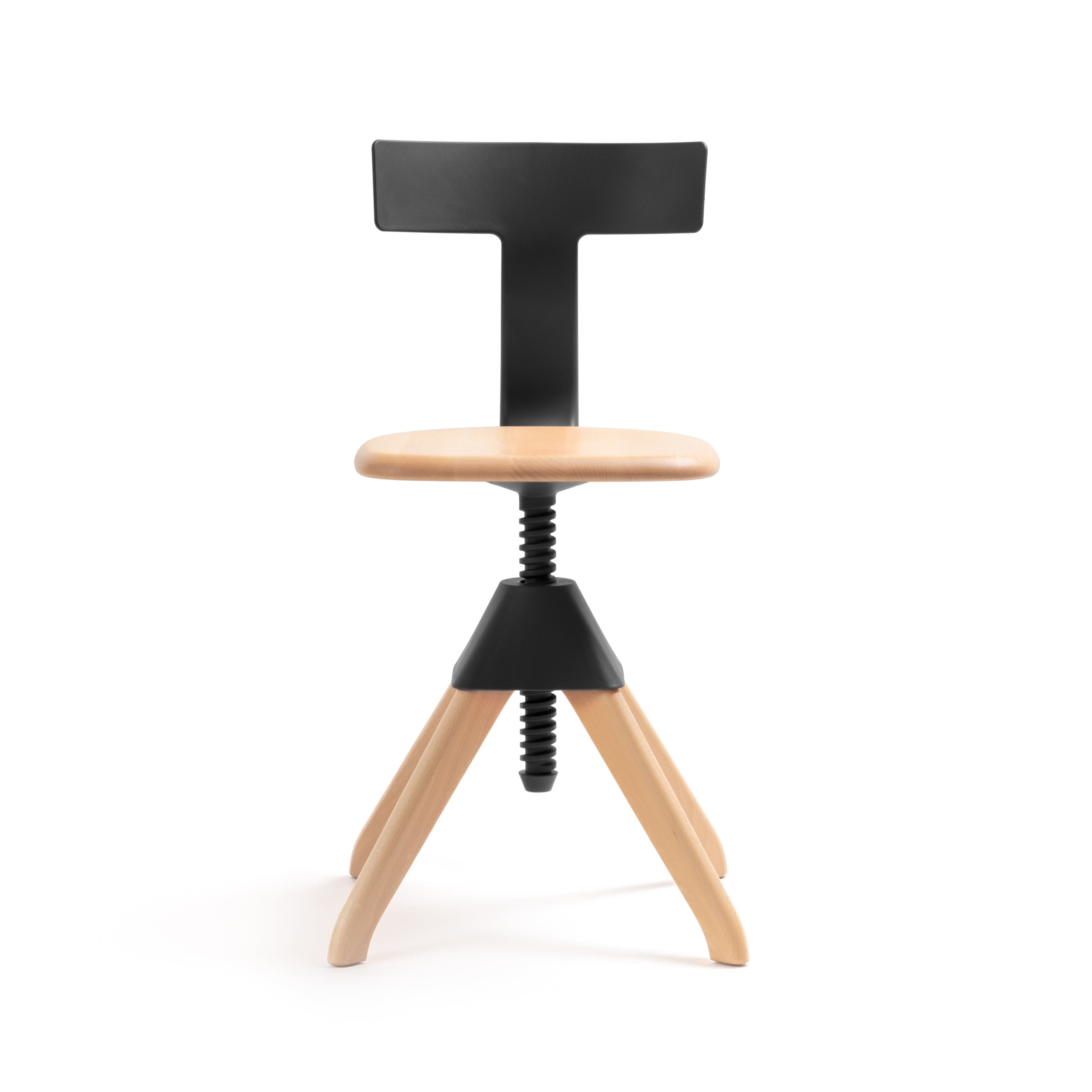 Krzesło TUFFY DZIKA BANDA czarny z drewnem Magis    Eye on Design