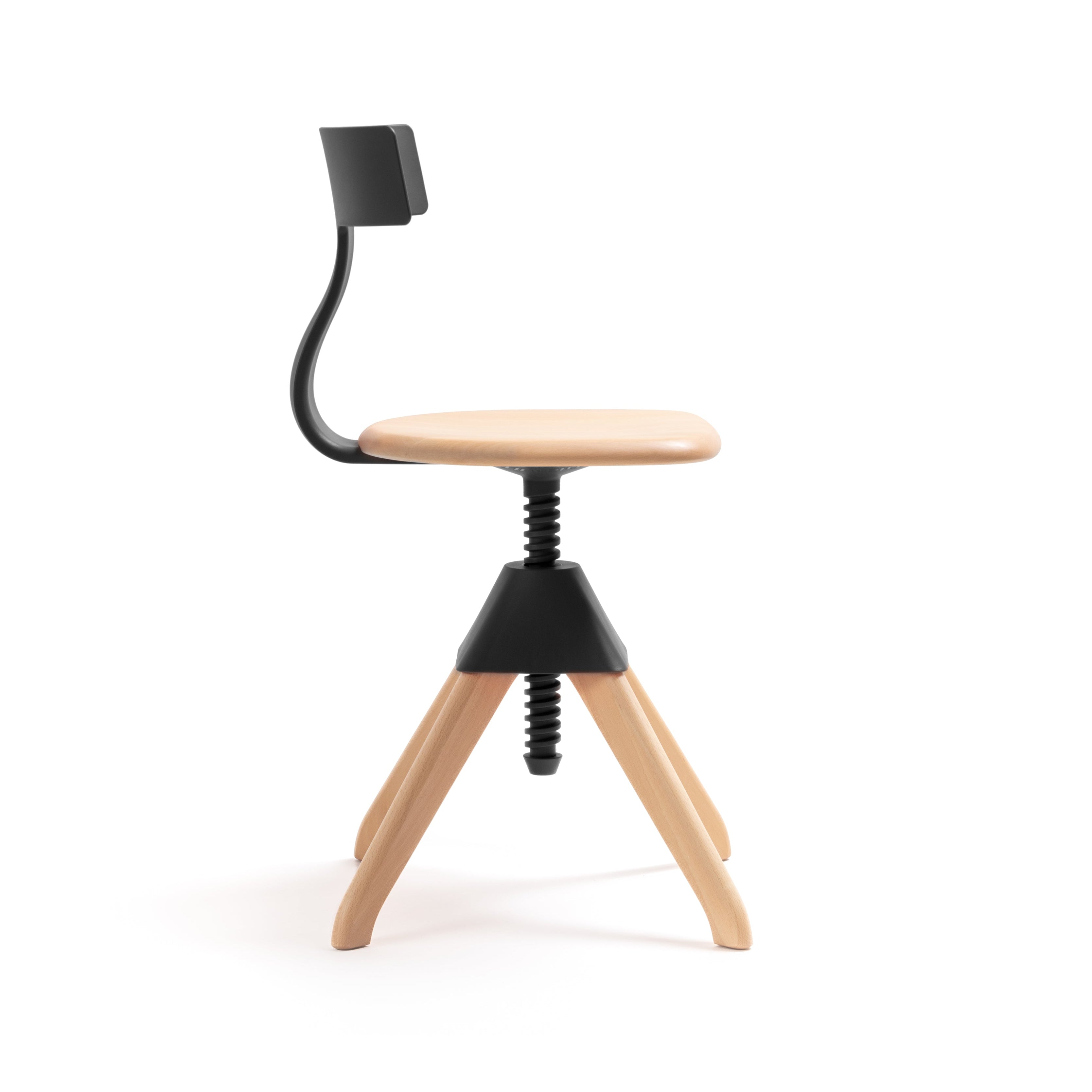 Krzesło TUFFY DZIKA BANDA czarny z drewnem Magis    Eye on Design