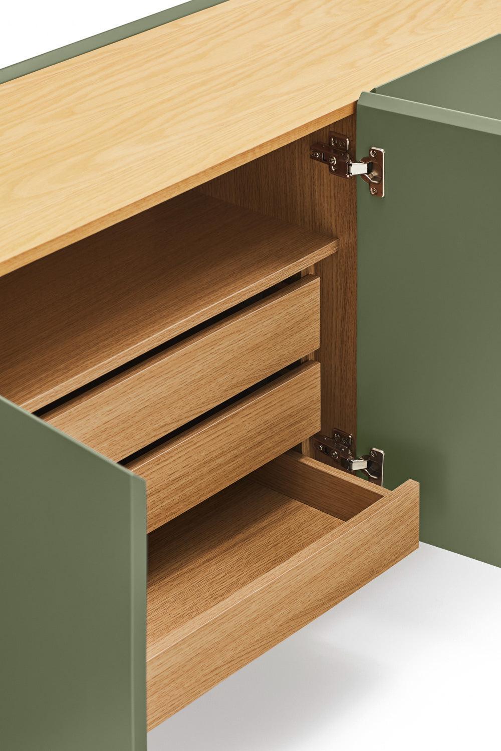 ARISTA green chest of drawers - Eye on Design