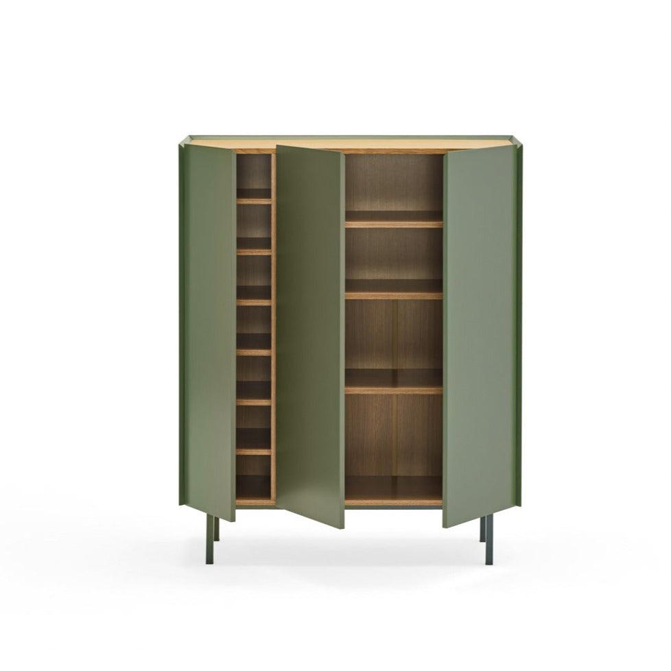 ARISTA high chest of drawers green - Eye on Design