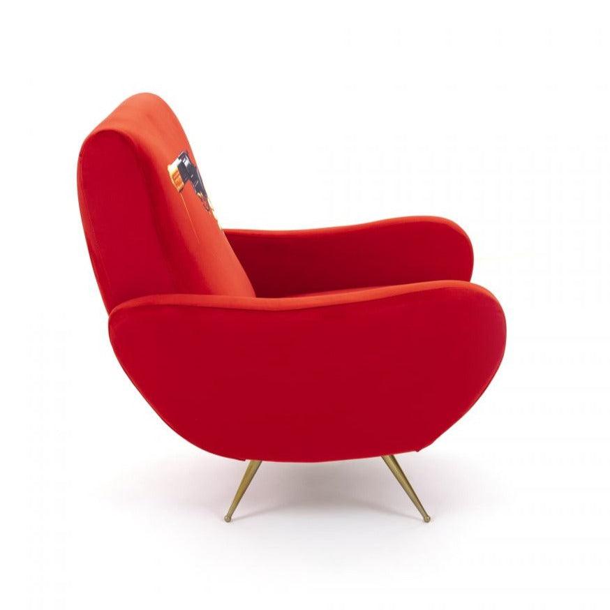 Armchair REVOLVER red - Eye on Design