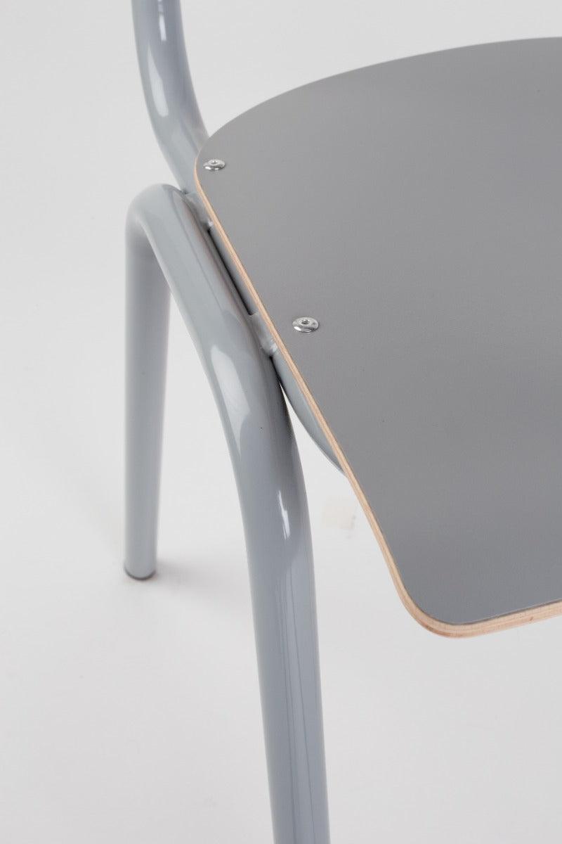 BACK TO SCHOOL chair grey, Zuiver, Eye on Design