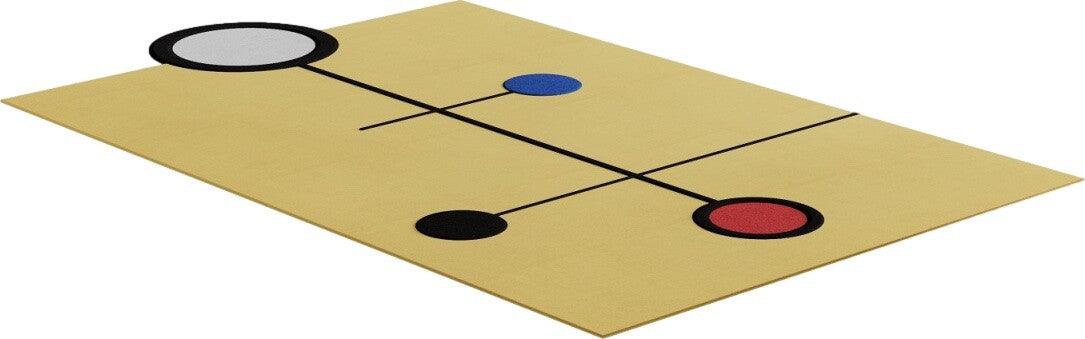 BALLU lemon carpet - Eye on Design