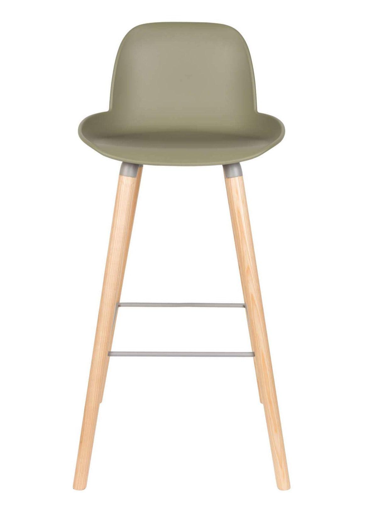 Bar stool ALBERT KUIP green, Zuiver, Eye on Design