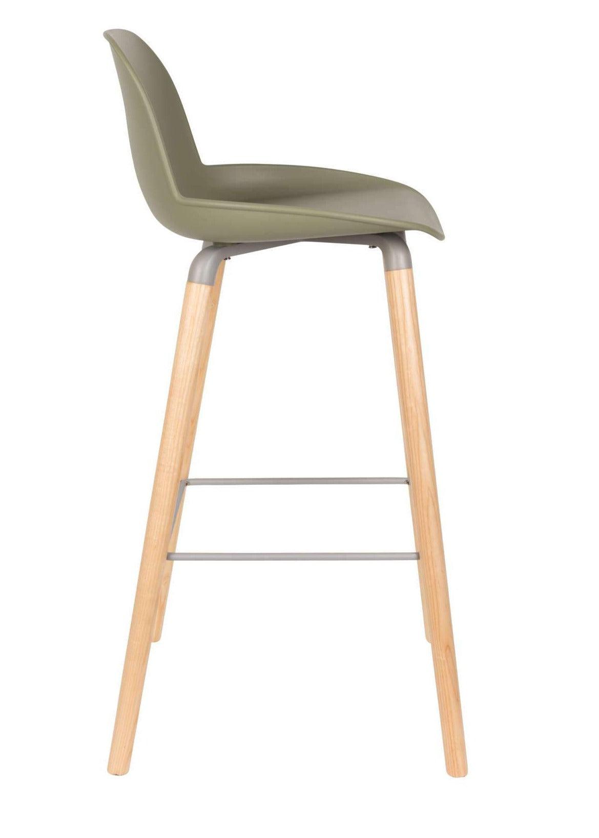 Bar stool ALBERT KUIP green, Zuiver, Eye on Design