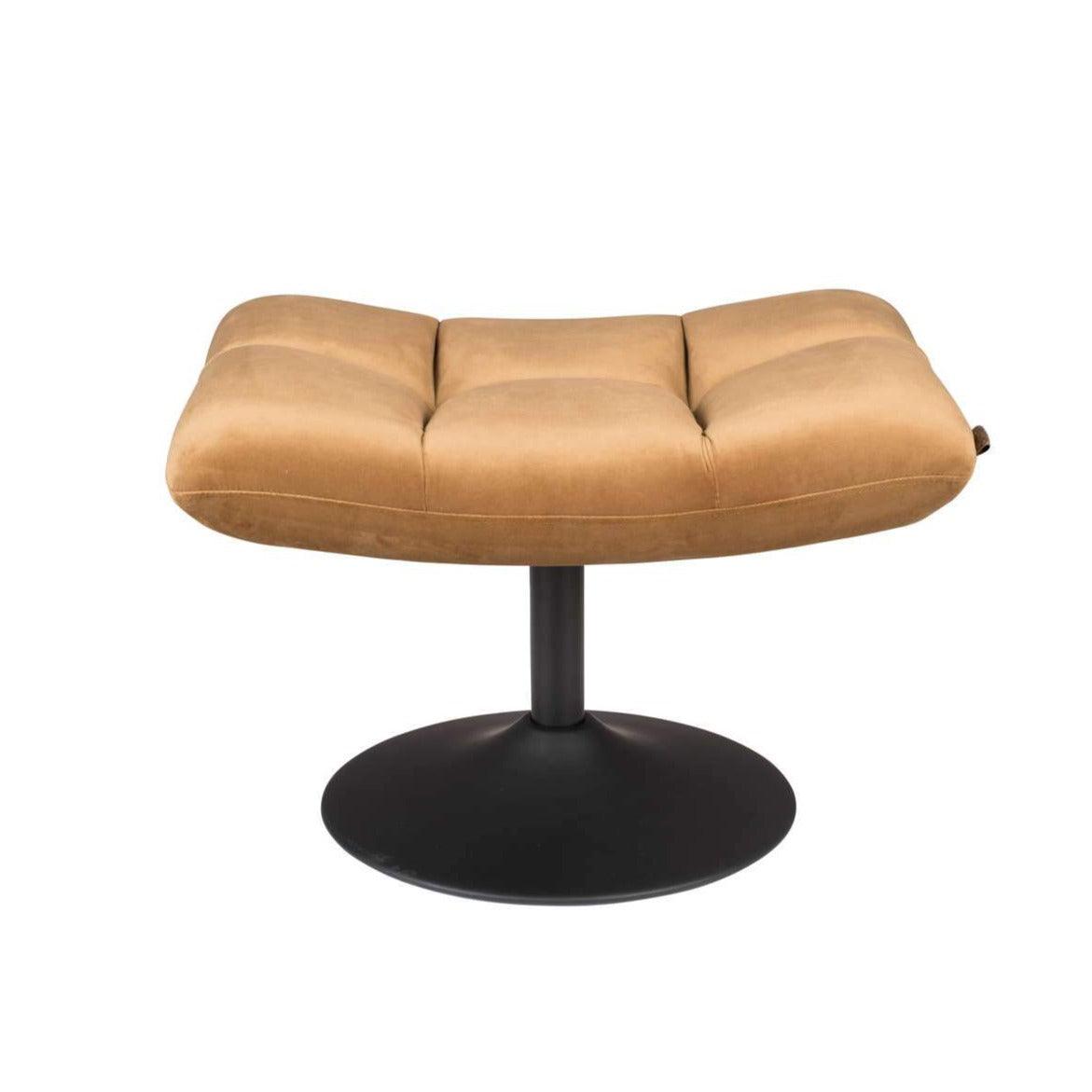 BAR VELVET stool golden brown - Eye on Design