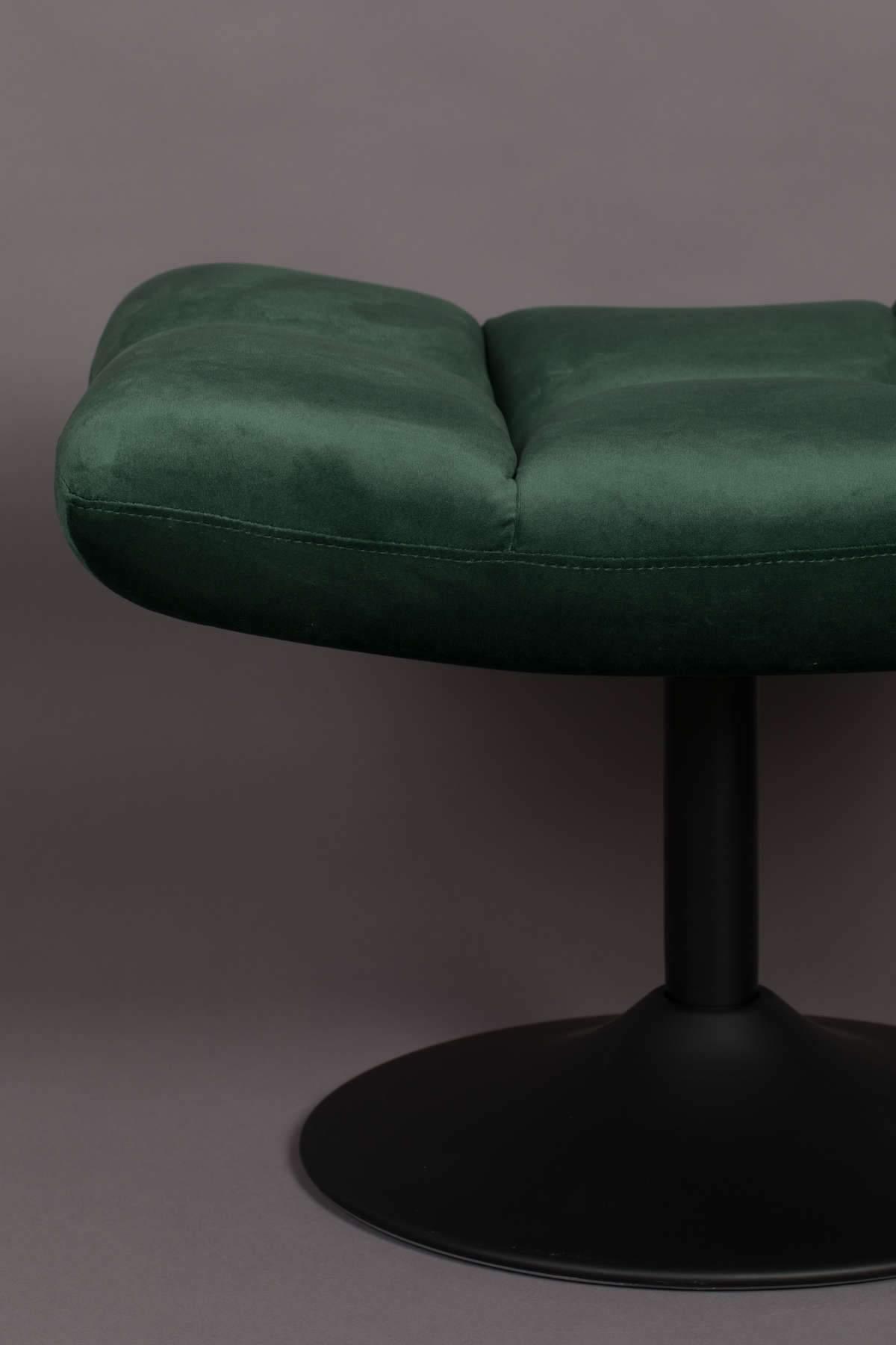 BAR VELVET stool green, Dutchbone, Eye on Design