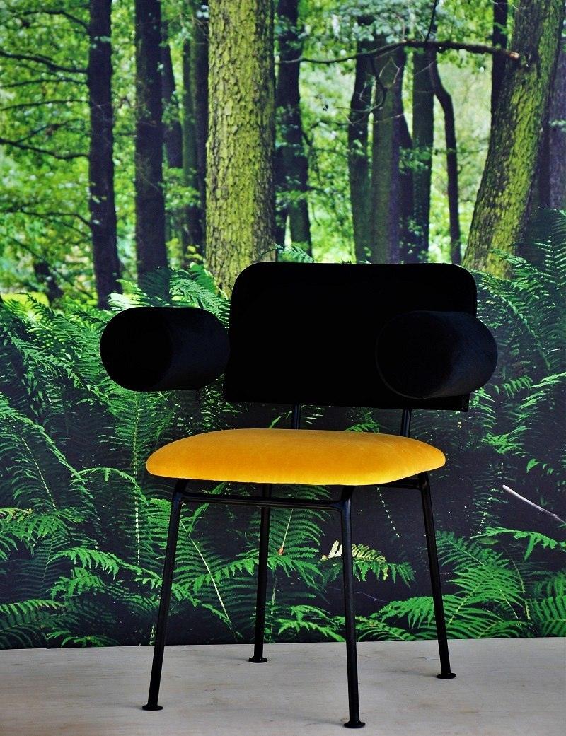 BEE armchair black and yellow, Happy Barok, Eye on Design