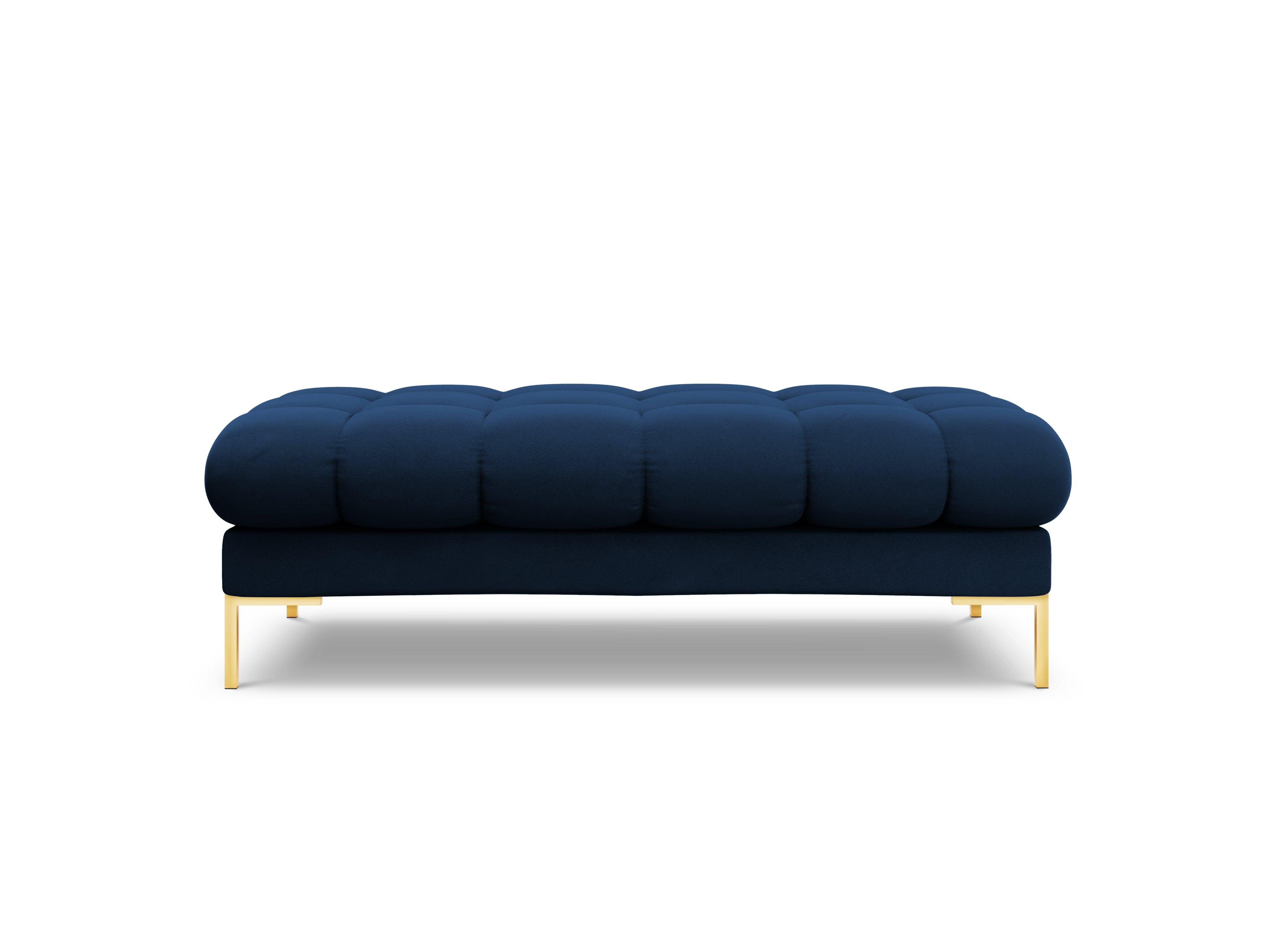 Bench velvet BALI royal blue with gold base - Eye on Design