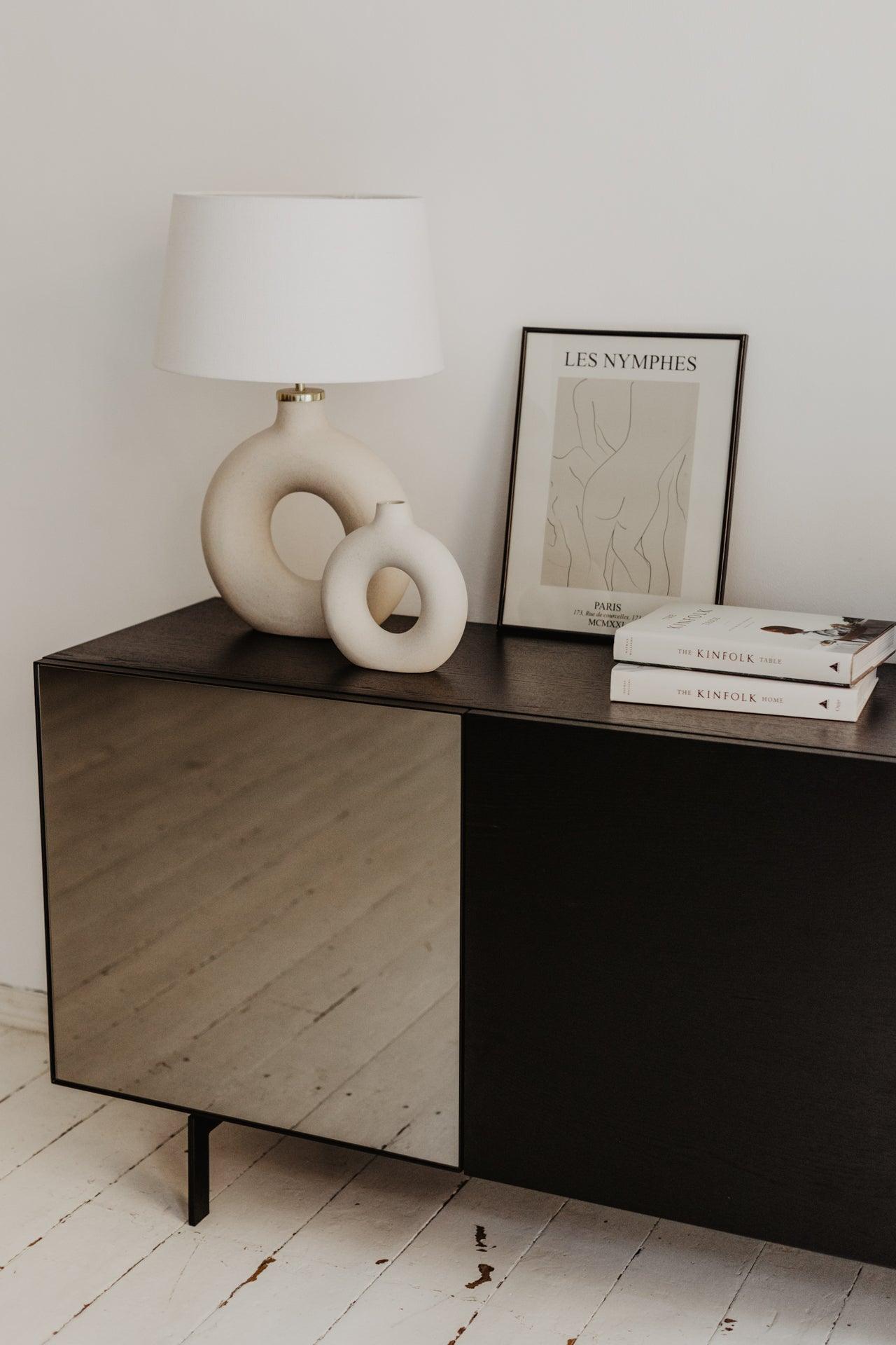 BERGEN chest of drawers black oak - Eye on Design