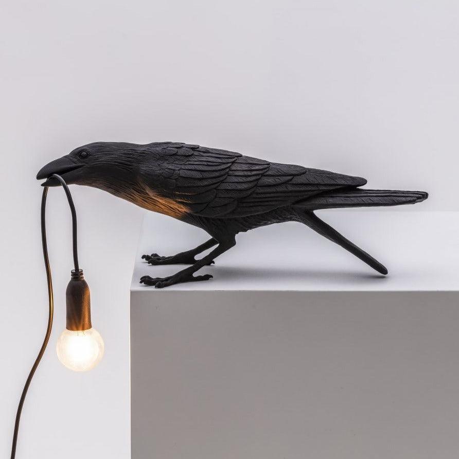 BIRD PLAYING outdoor lamp black - Eye on Design