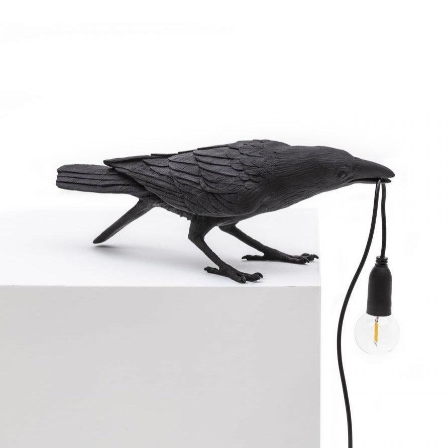 BIRD PLAYING outdoor lamp black - Eye on Design