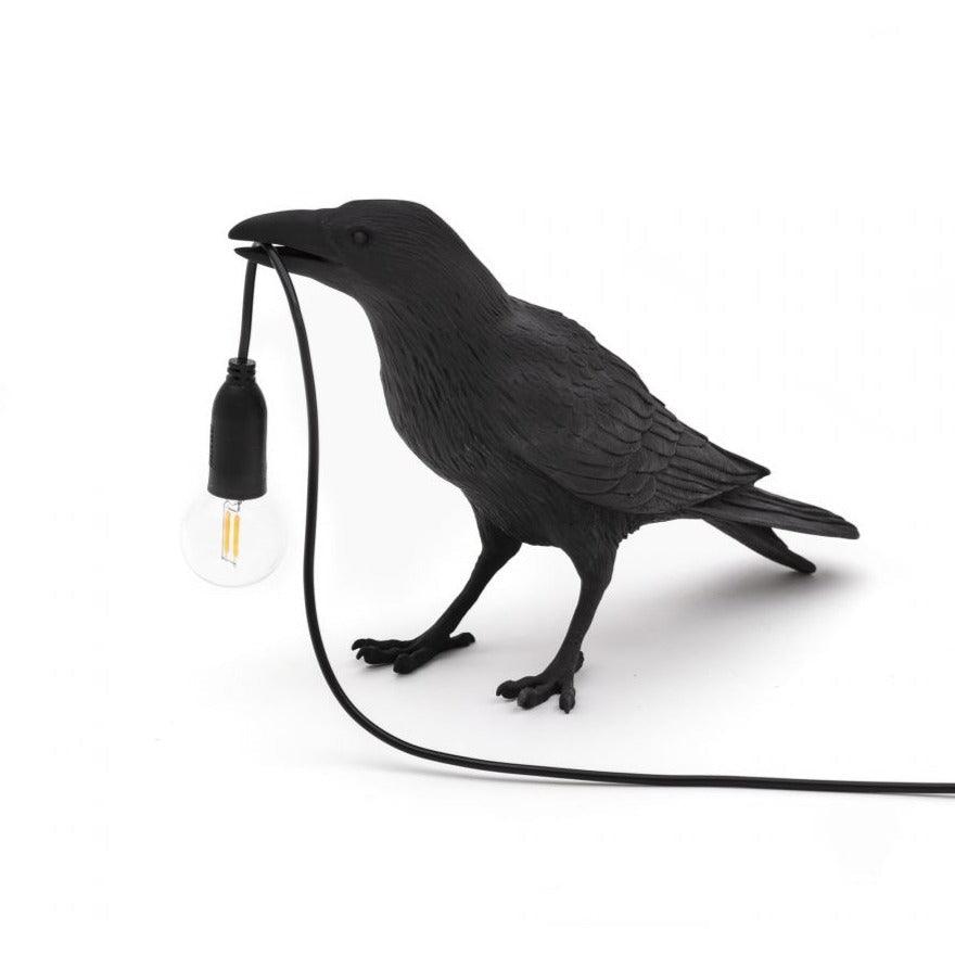 BIRD WAITING lamp black - Eye on Design