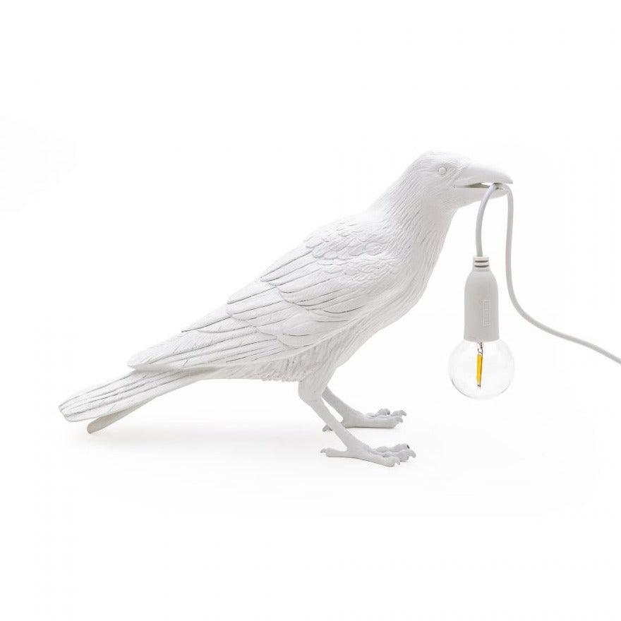 BIRD WAITING lamp white - Eye on Design