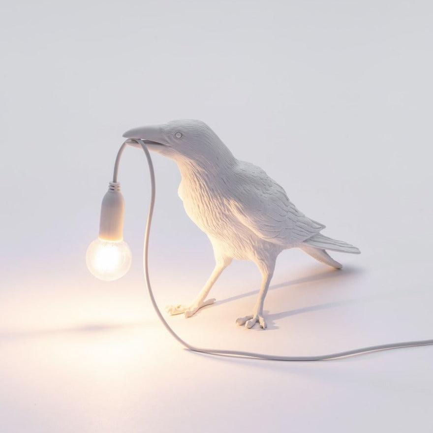 BIRD WAITING lamp white - Eye on Design