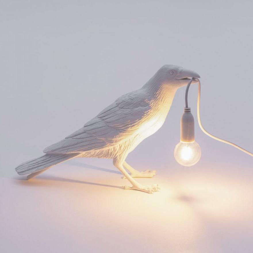 BIRD WAITING lamp white - Eye on Design