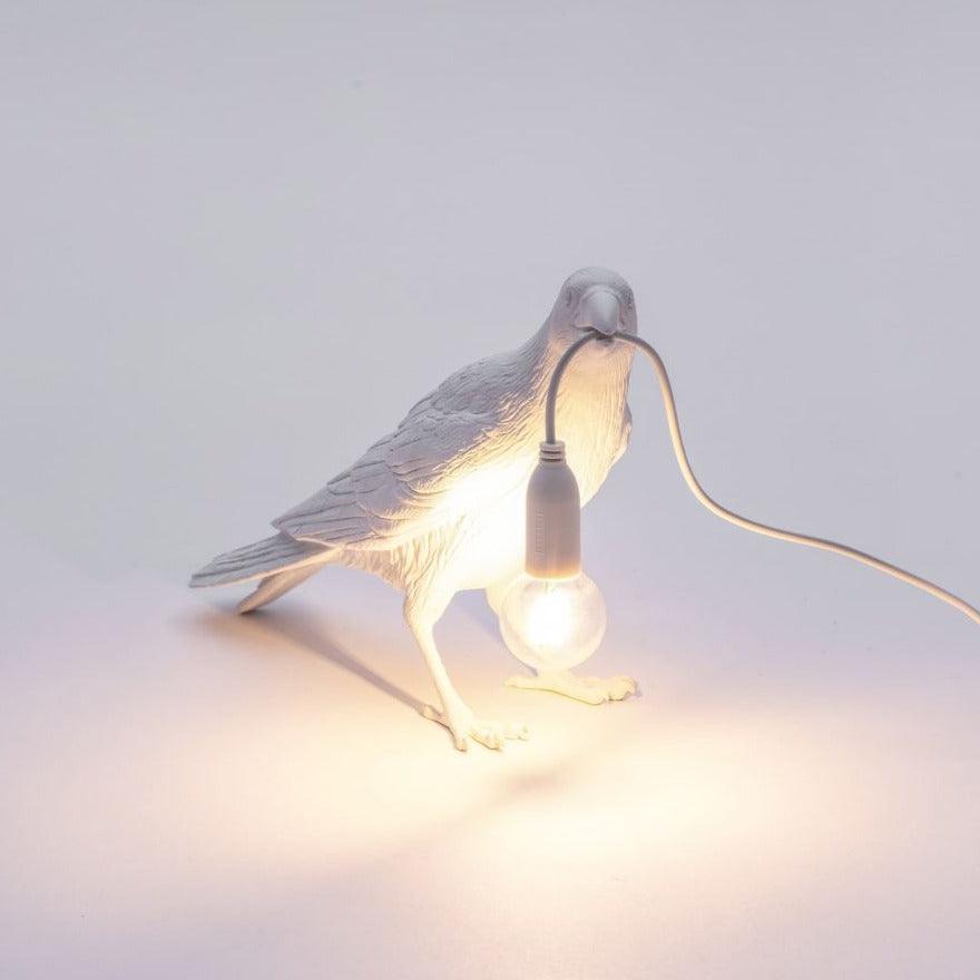 BIRD WAITING lamp white - Eye on Design