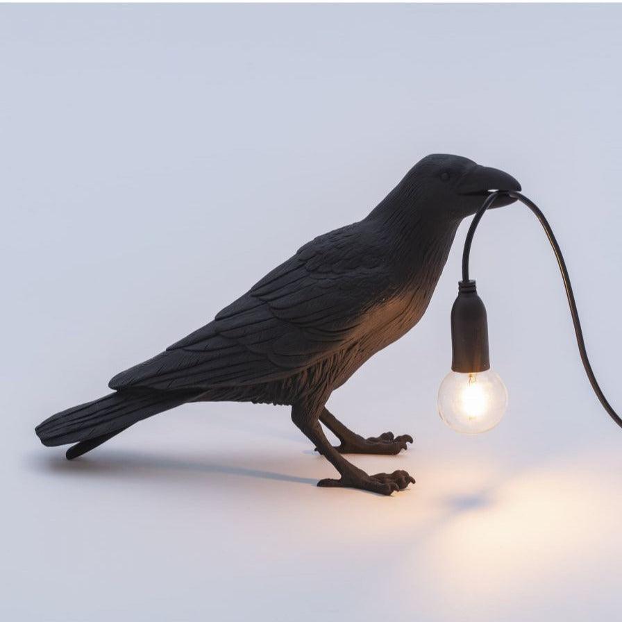 BIRD WAITING outdoor lamp black - Eye on Design