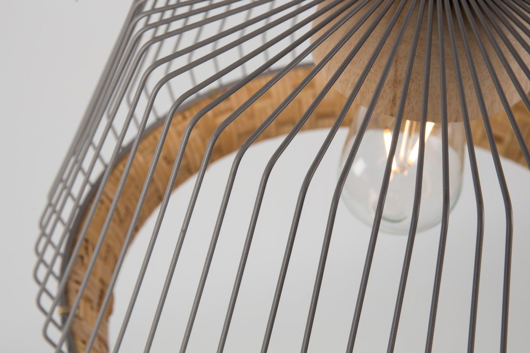 BIRDY WIDE rattan pendant lamp - Eye on Design