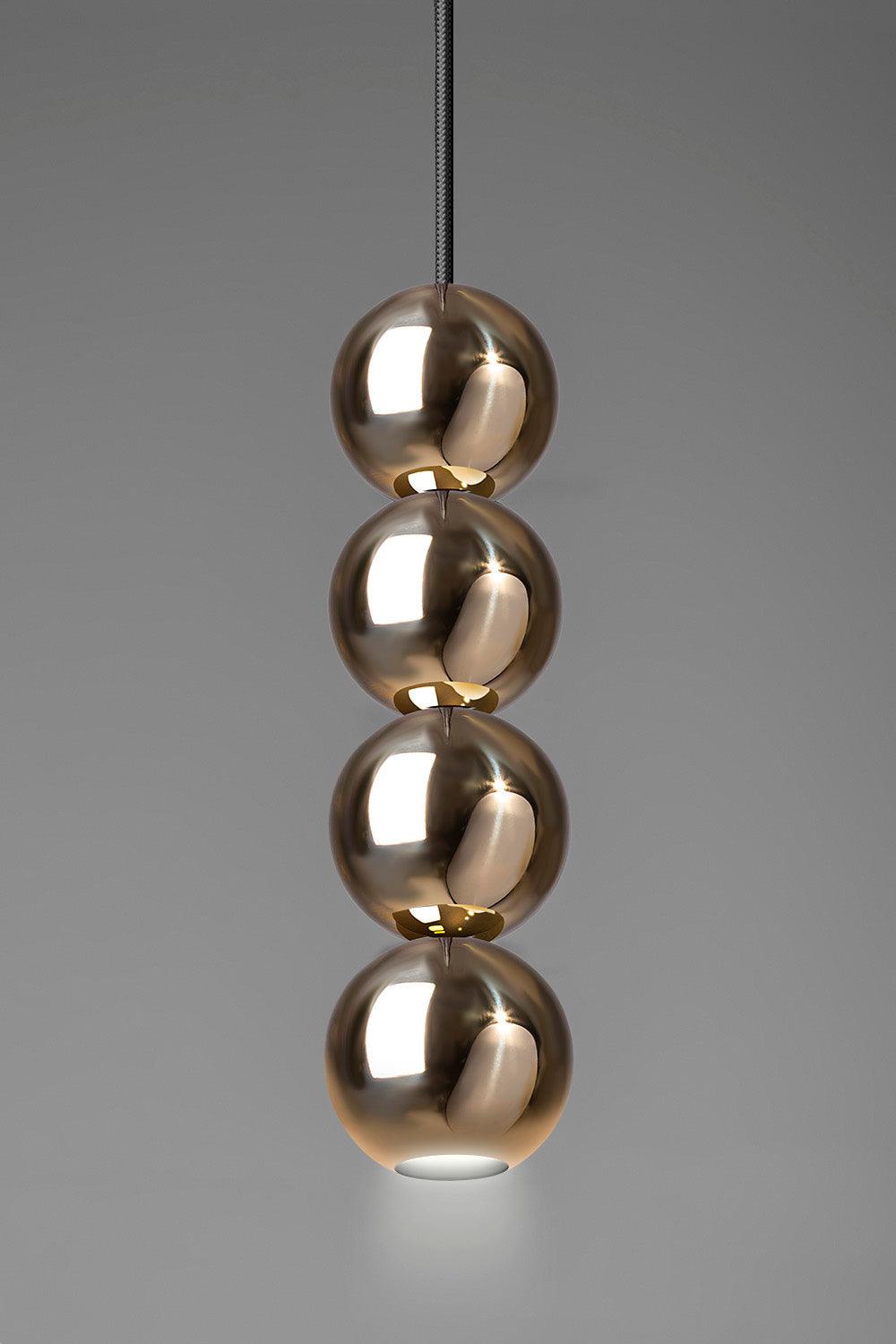 BOLA BOLA LED pendant lamp metallic - Eye on Design