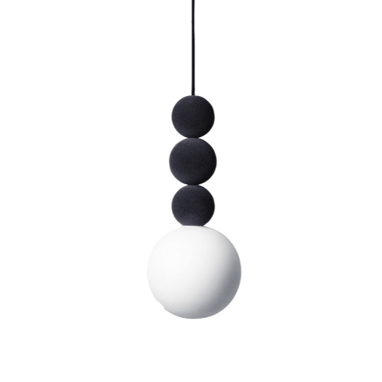 BOLA BOLA VELVET anthracite pendant lamp - Eye on Design