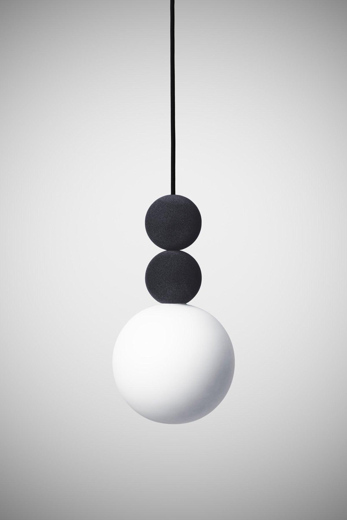 BOLA BOLA VELVET anthracite pendant lamp - Eye on Design