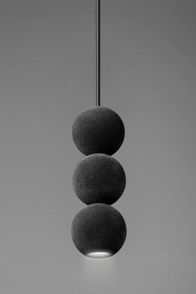 BOLA BOLA VELVET pendant lamp grey - Eye on Design