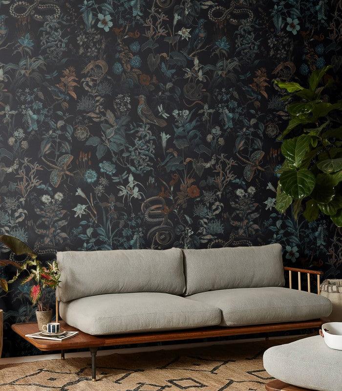 BOTANIC BLACK wallpaper - Eye on Design