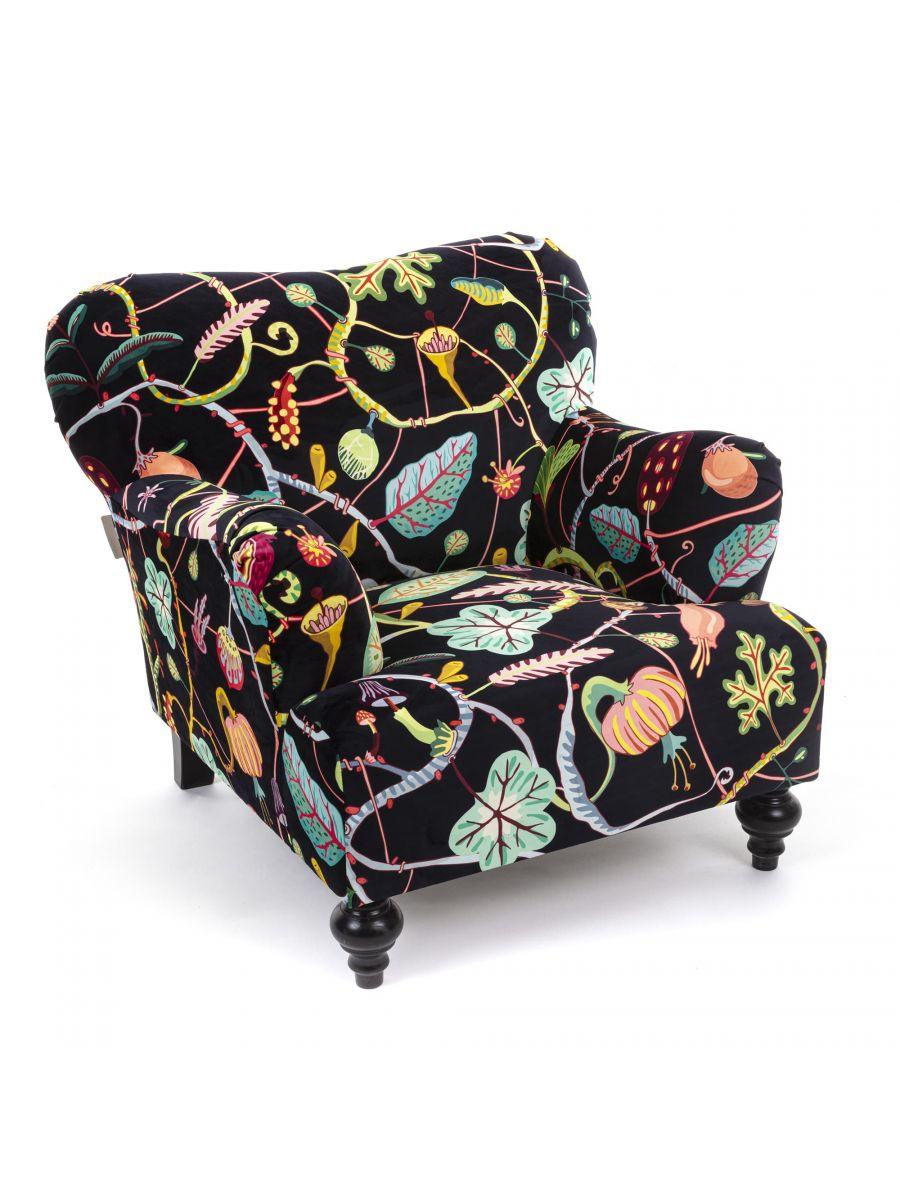 BOTANICAL DIVA armchair black - Eye on Design