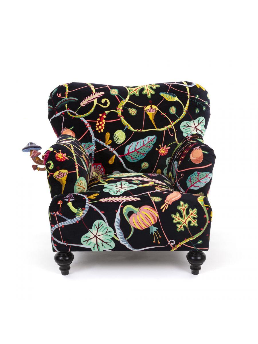 BOTANICAL DIVA armchair black - Eye on Design