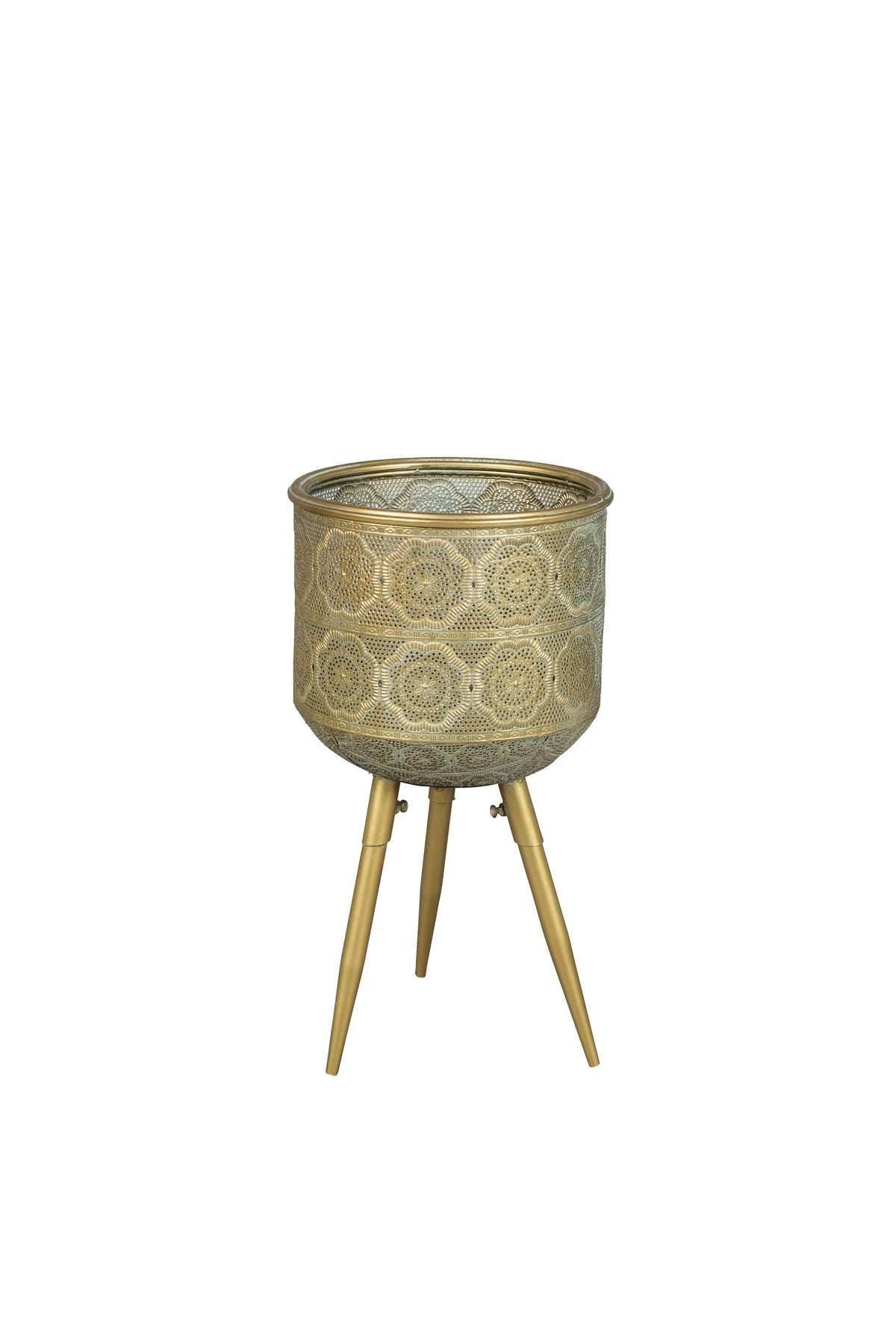 BOTANIQUE pot M gold, Dutchbone, Eye on Design