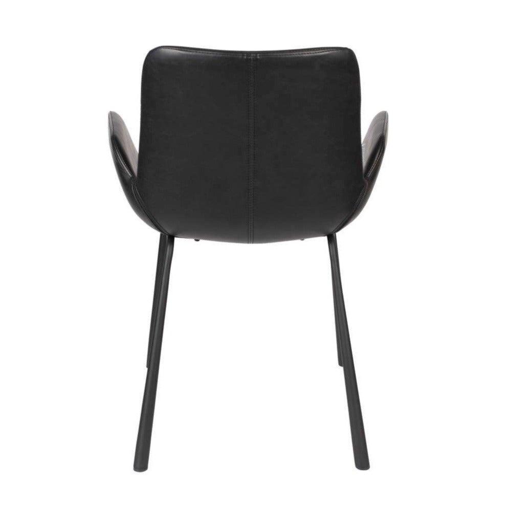 BRIT eco leather armchair black, Zuiver, Eye on Design