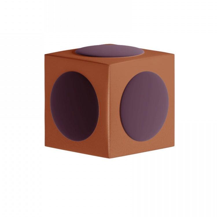 CACKO pouffe purple with red - Eye on Design