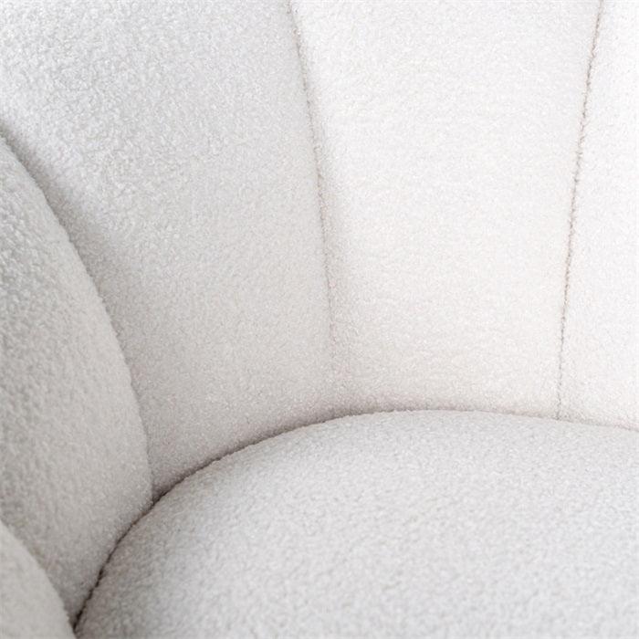 CATANIA swivel armchair white - Eye on Design