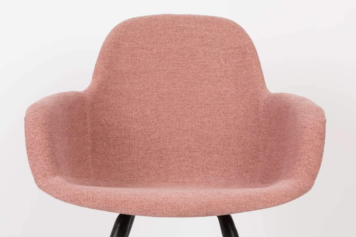 Chair with armrests ALBERT KUIP pink, Zuiver, Eye on Design