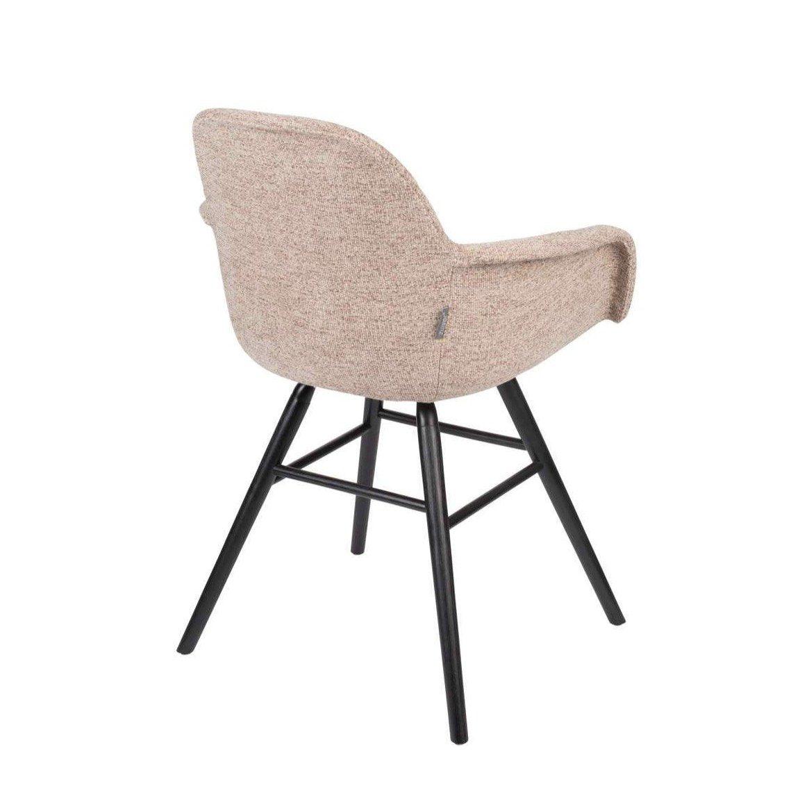 Chair with armrests ALBERT KUIP SOFT beige, Zuiver, Eye on Design