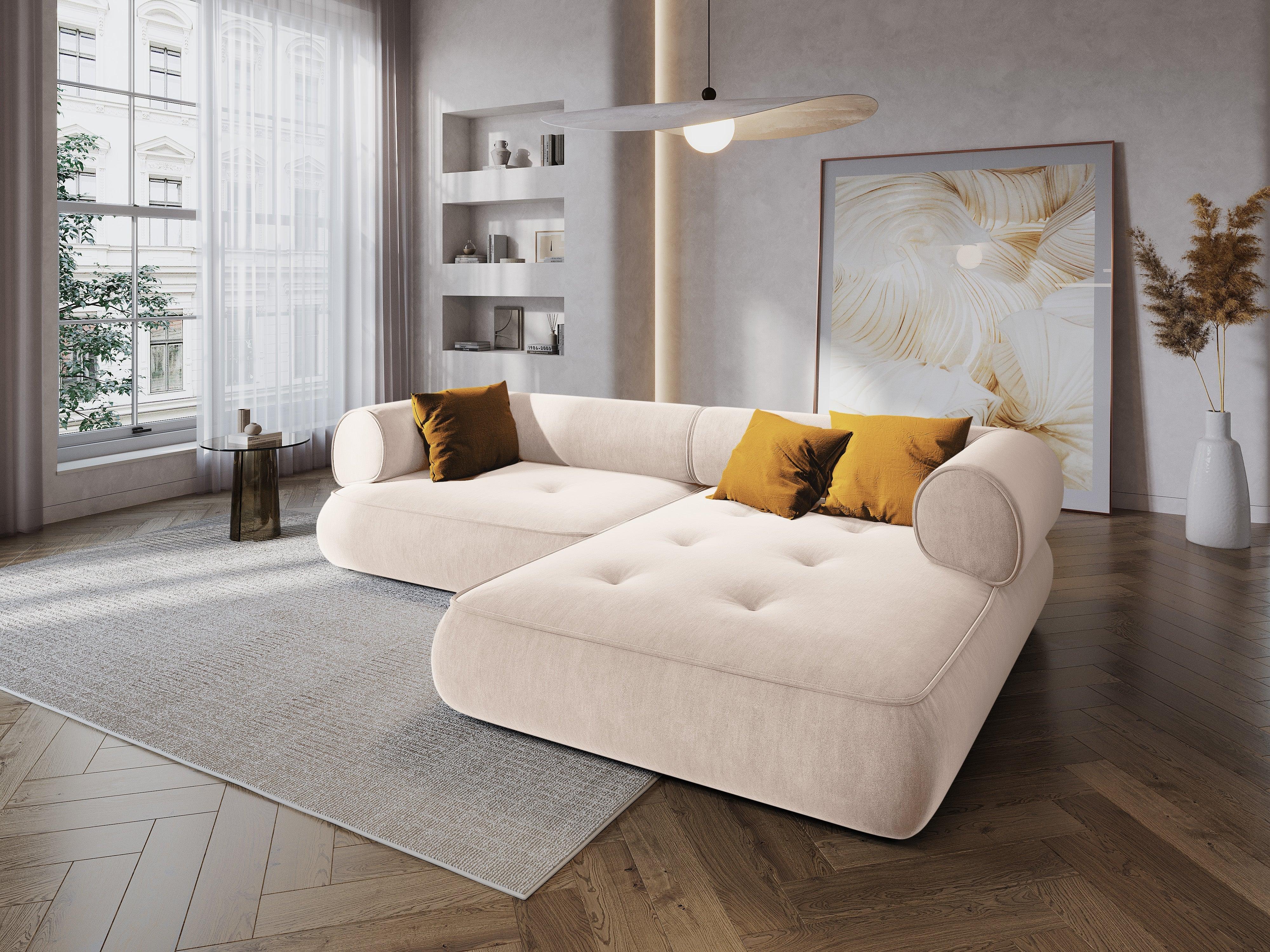 Right Corner Sofa, "Lily", 4 Seats, 261x188x74
 Made in Europe, Maison Heritage, Eye on Design