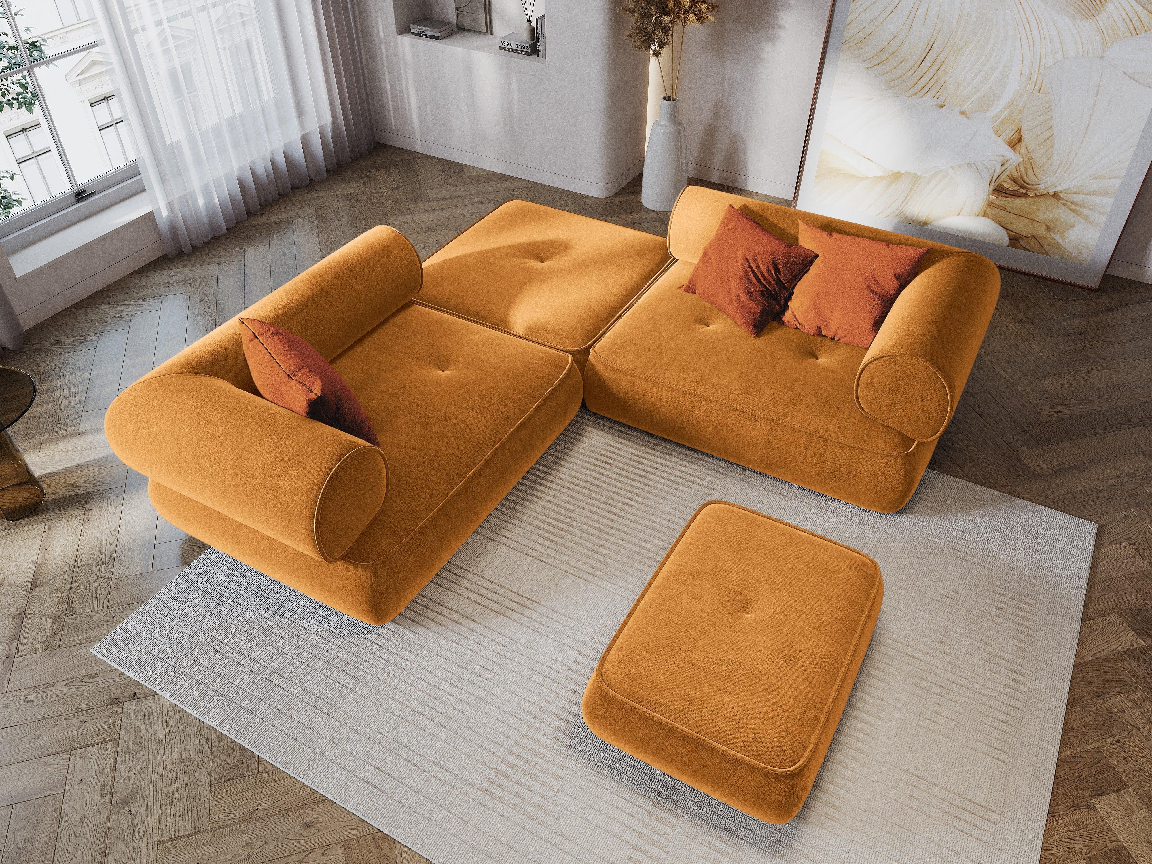 Pouf, "Lily", 1 Seat, 89x65x38
 Made in Europe, Maison Heritage, Eye on Design