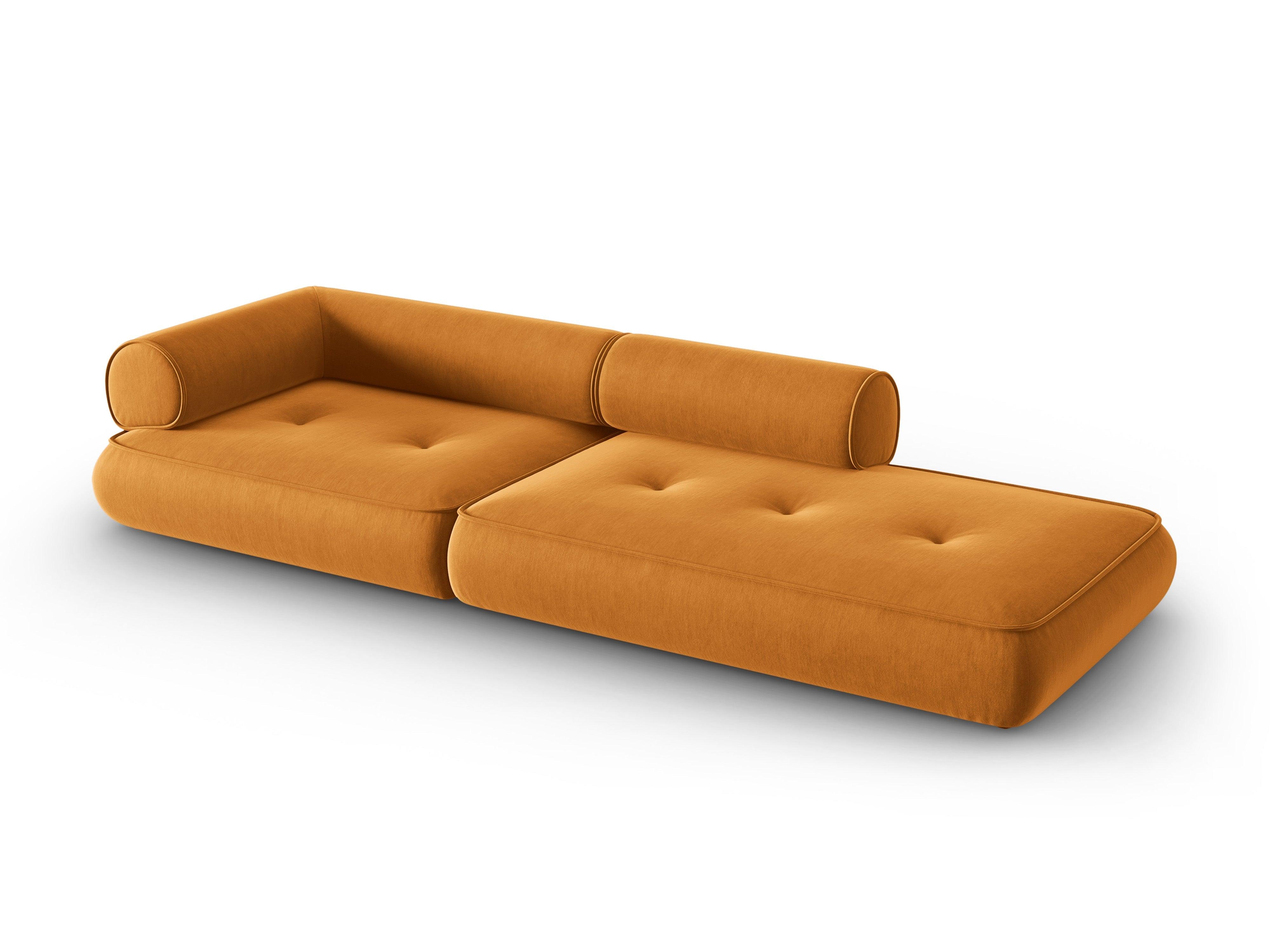 Modular Right Open Sofa, "Lily", 4 Seats, 292x105x74
 Made in Europe, Maison Heritage, Eye on Design