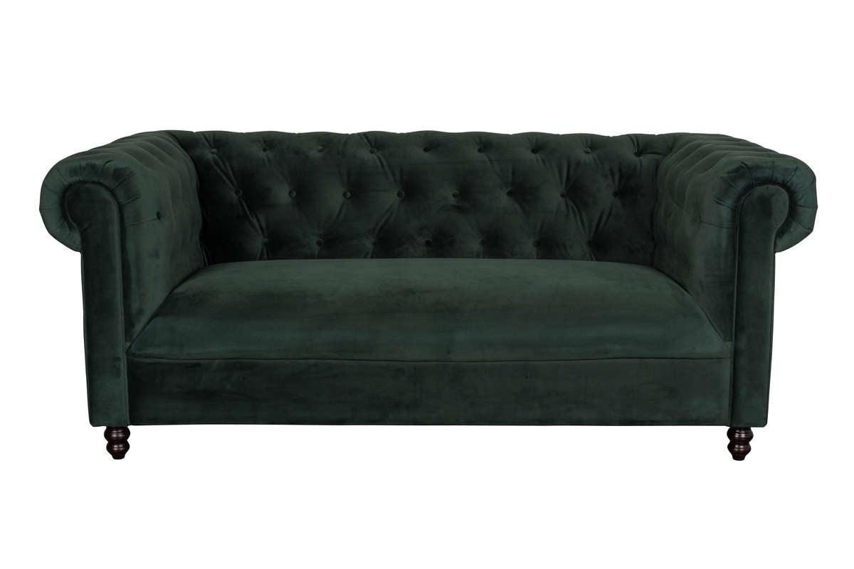 CHESTER VELVET sofa dark green - Eye on Design