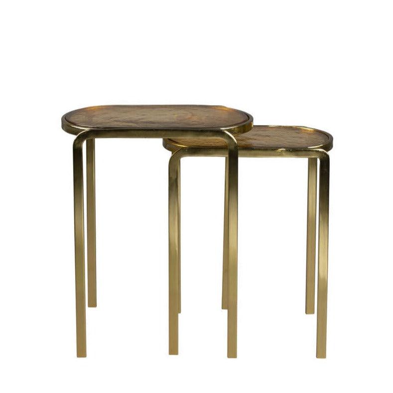 Coffee table BANDHU (2 pcs.) brass - Eye on Design