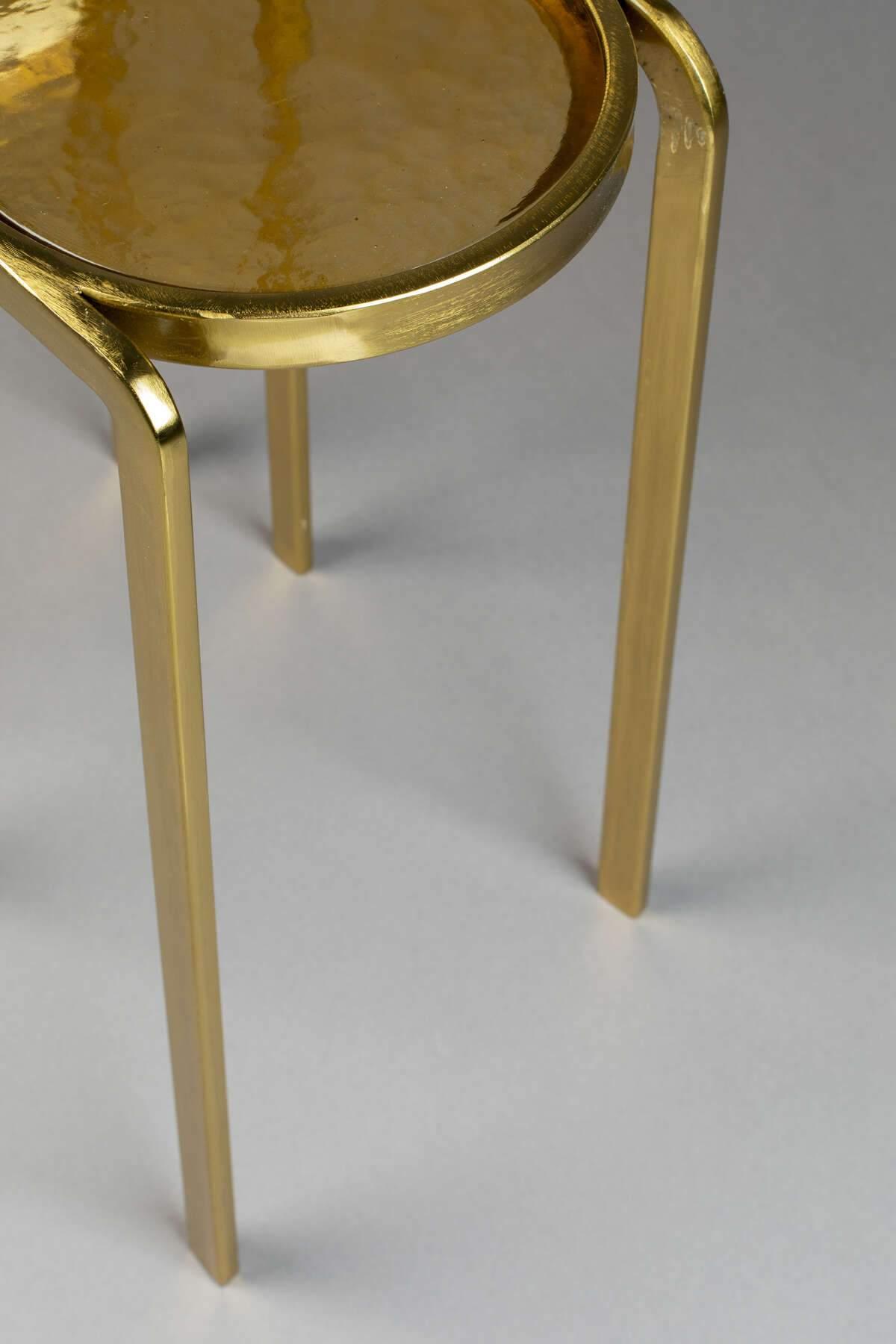 Coffee table BANDHU (2 pcs.) brass - Eye on Design