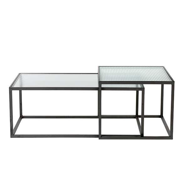 Coffee table BOLI (2 pcs.) black - Eye on Design